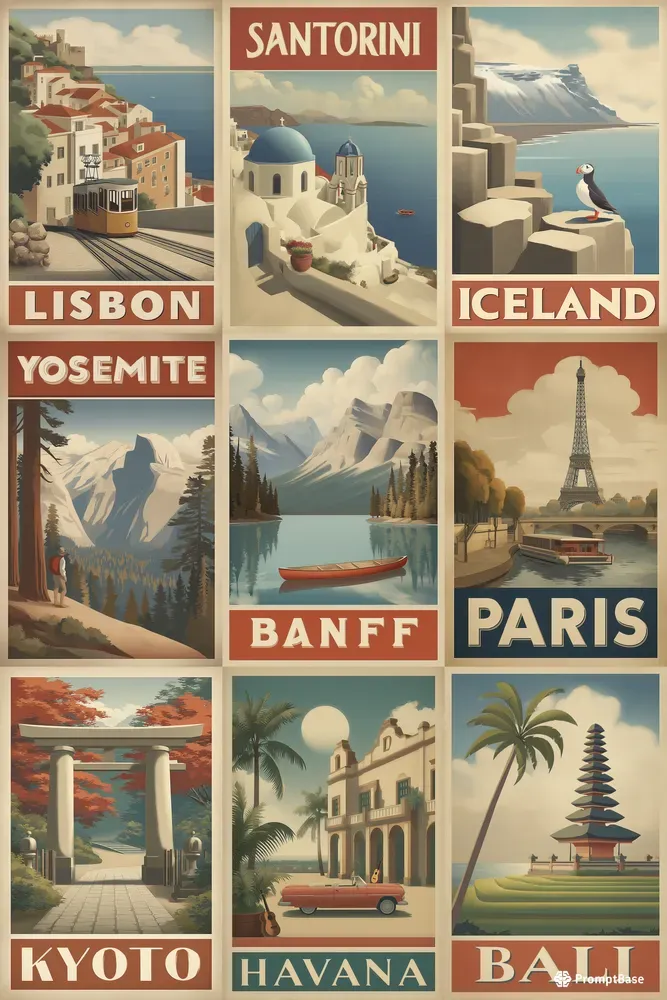 Midcentury Travel Posters