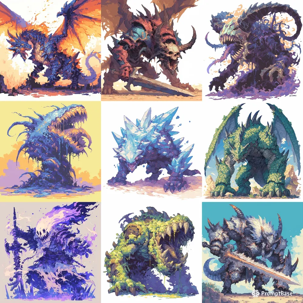 16bit Monster NFTs