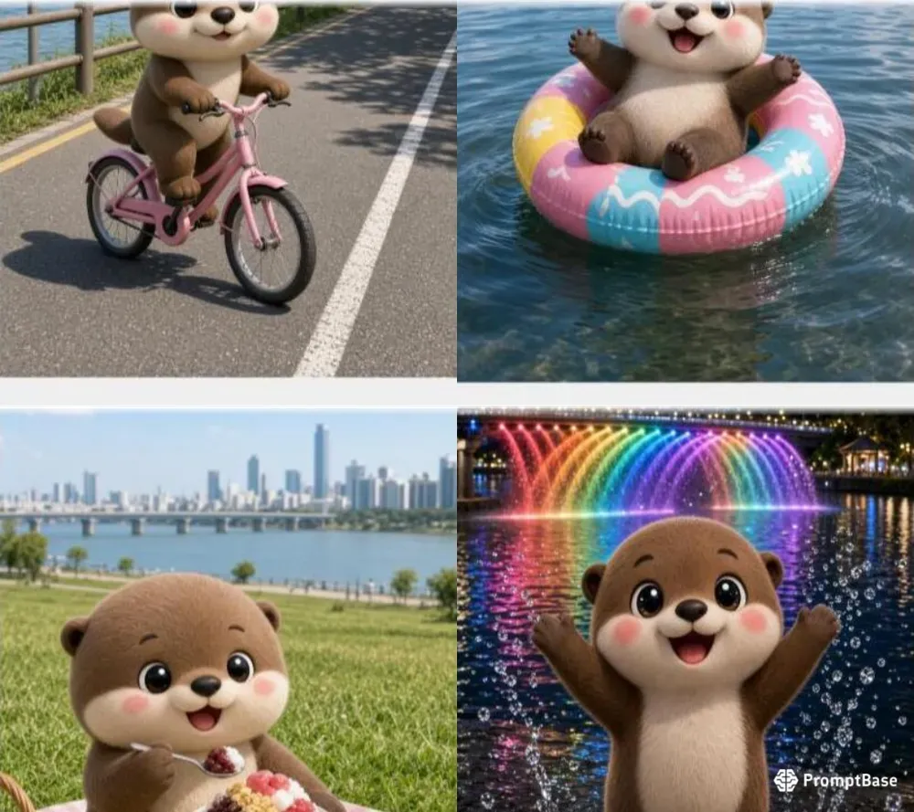 Mochi Chibi Otter Character Consistencies