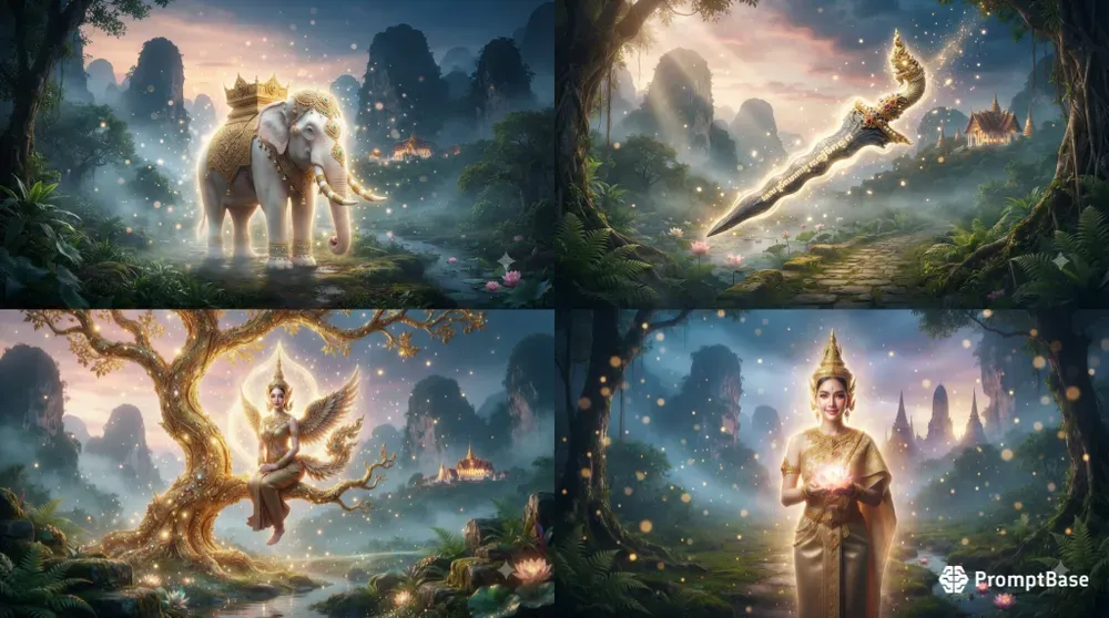 Ancient Thai Dreamcore Magic Generator