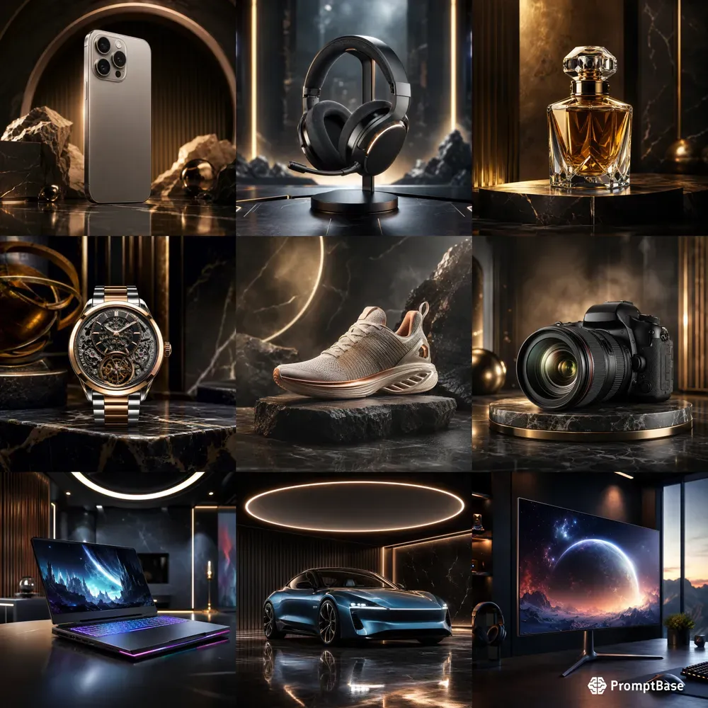 Luxury Product Ad Generator Templates Pro