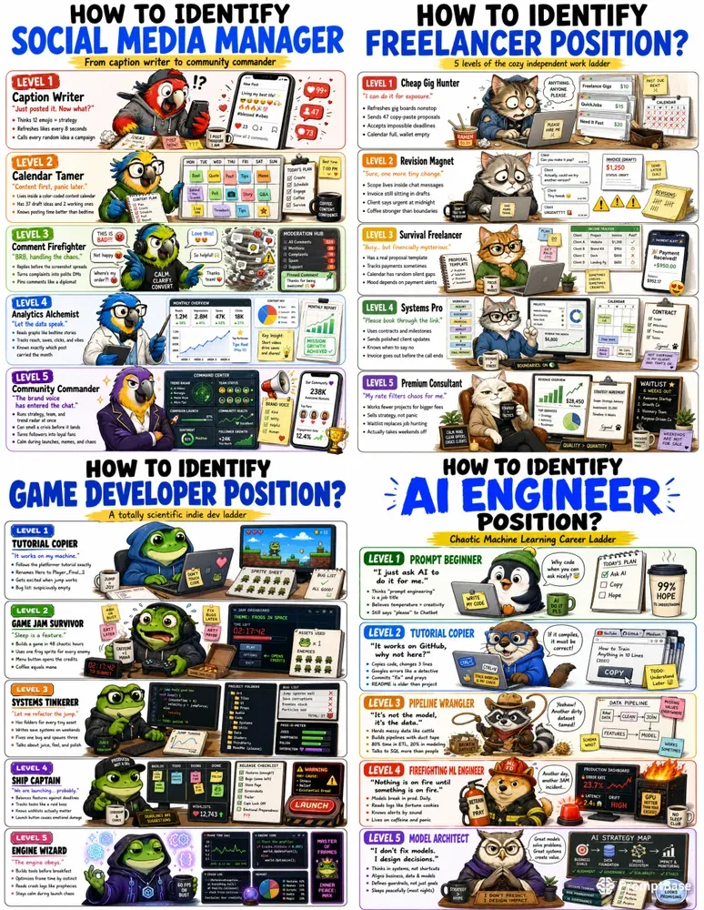 Job Role Meme Posters