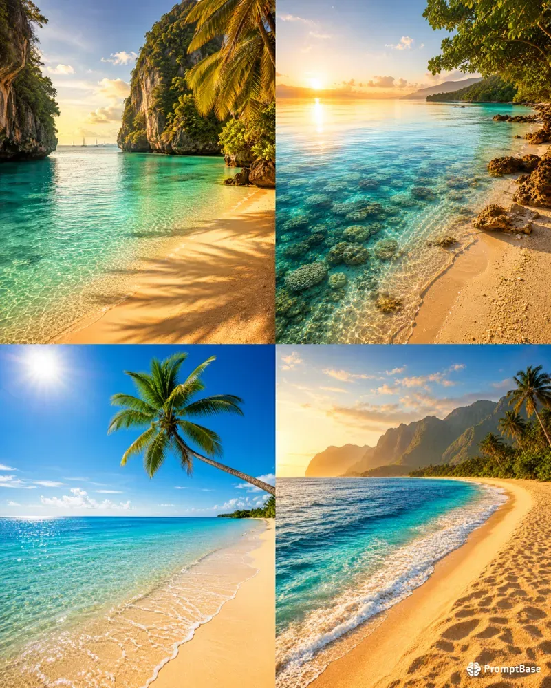 Azure Beach Paradise Photography