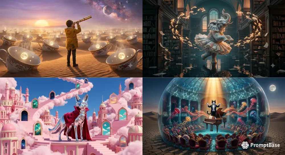 Pop Surreal Dreamscapes
