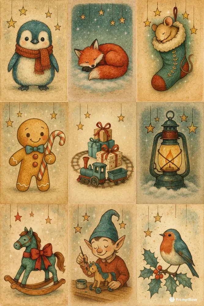 Whimsical Vintage Holiday Tales