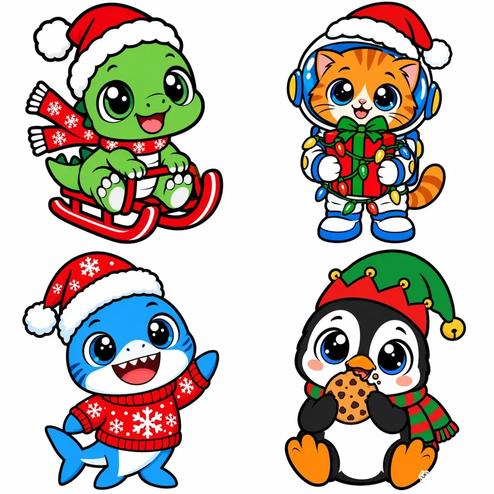 Cute Kids Christmas Tee Pod Maker