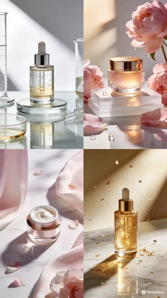 Luxury Skincare Editorial Shots