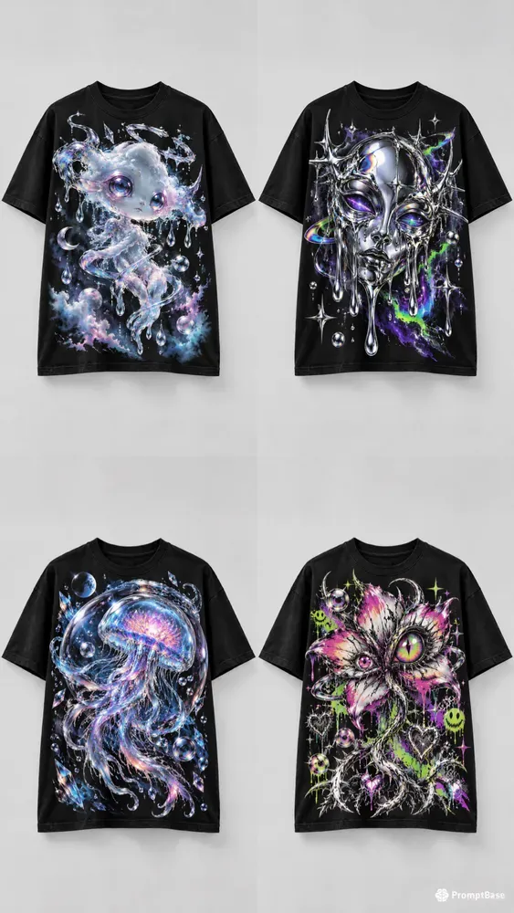 Surreal Streetwear Tshirt Mockups