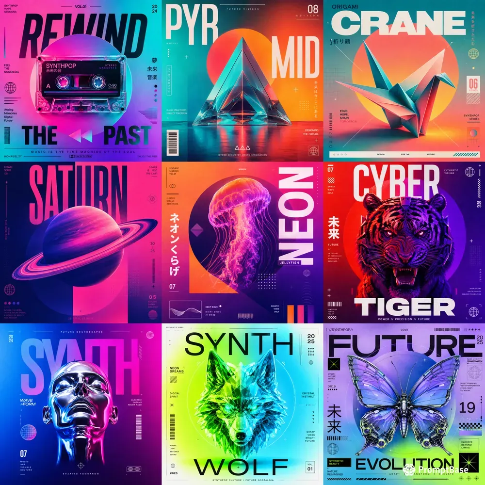 Editorial Synthpop Art