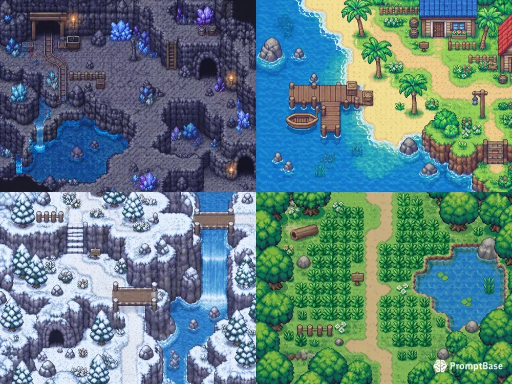 16bit RPG Exploration Screen Generator