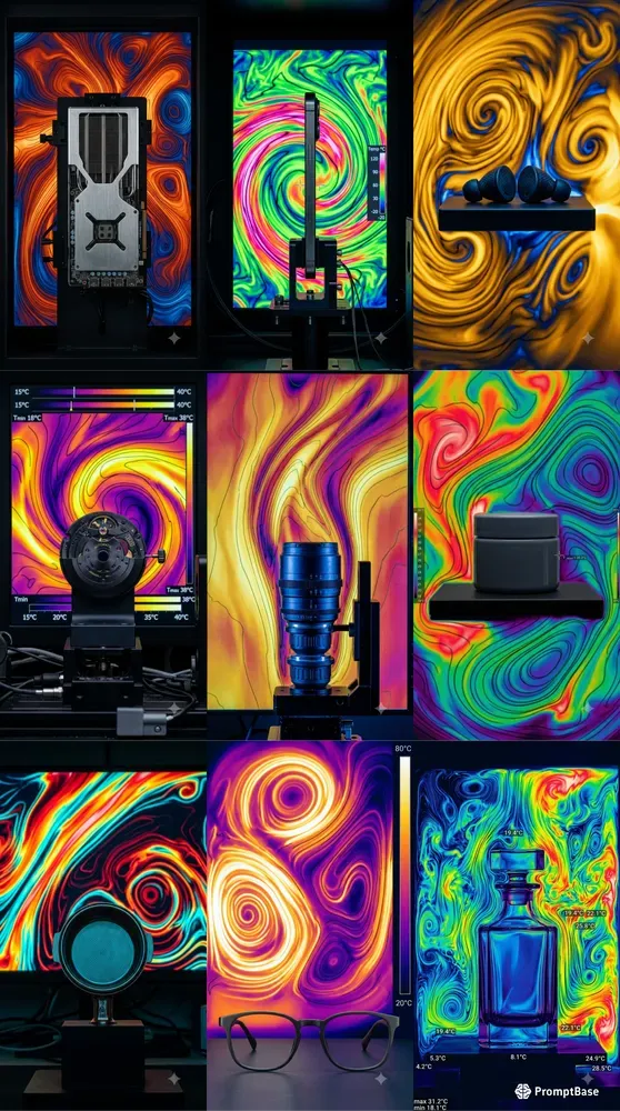 Thermal Imaging Analysis Grid Voids