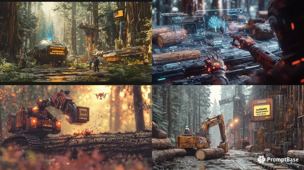 Futuristic Lumberjack Cinematics