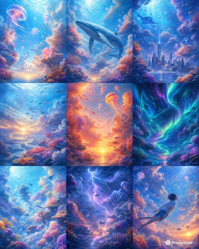 Celestial Sky Aquarium Worlds