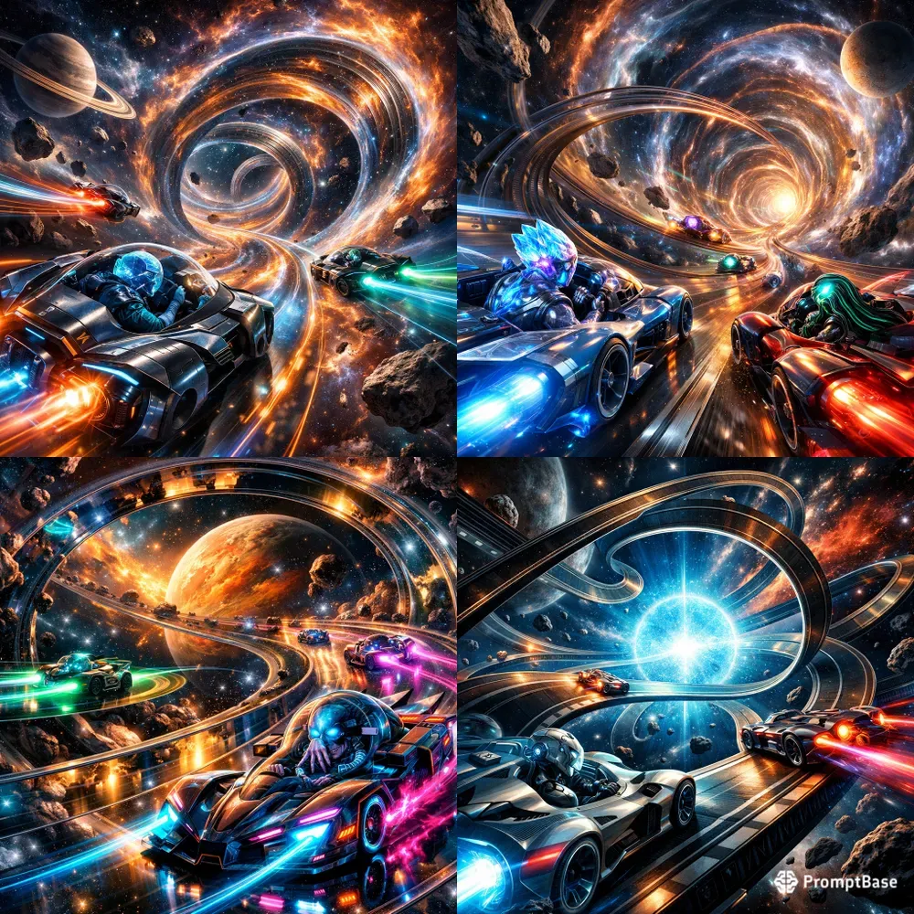 Intergalactic Alien Speed Illusion Races