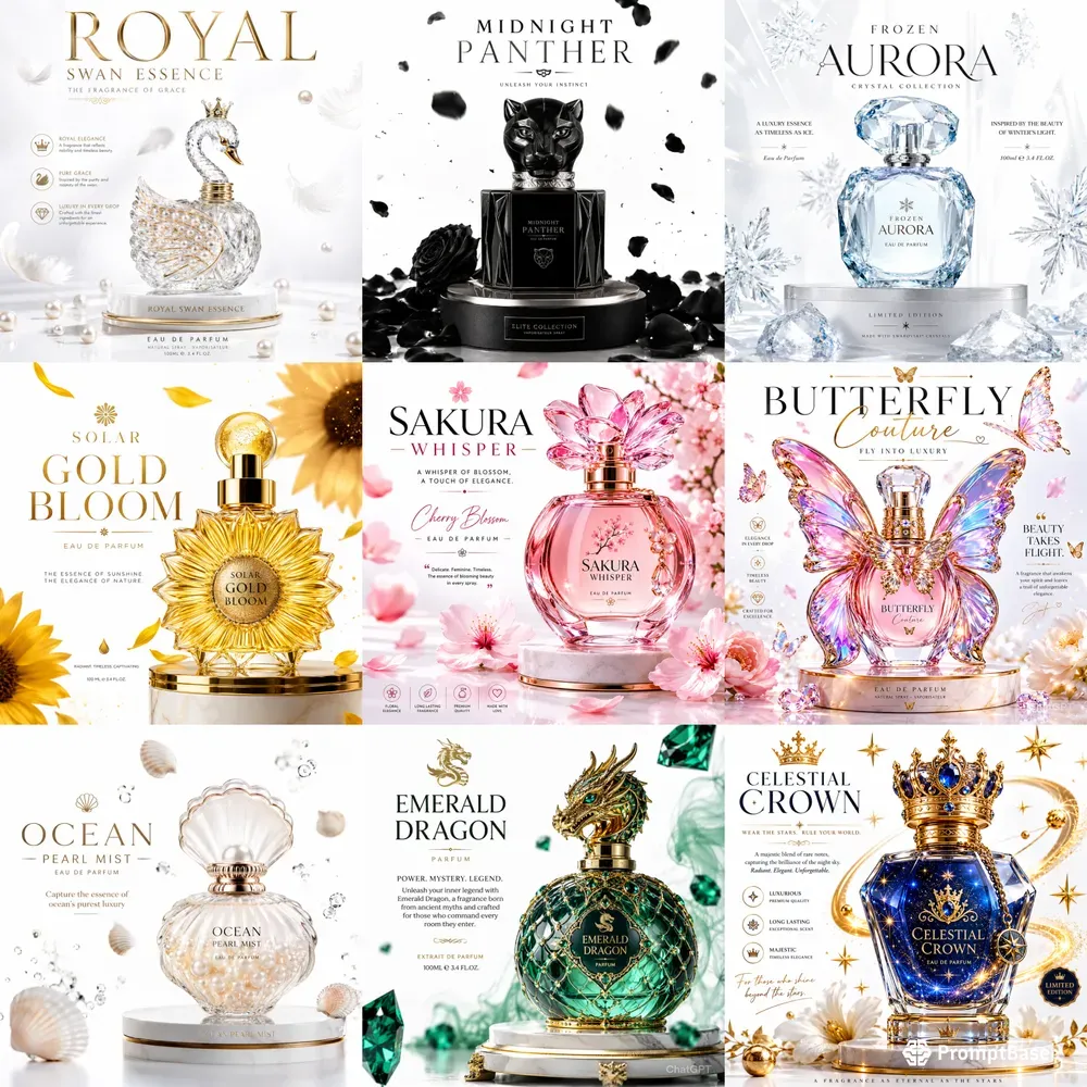 Luxury Scent Poster Packs