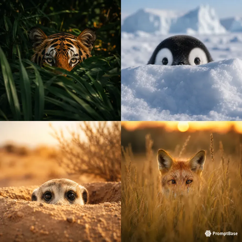 Hidden Wildlife Portraits