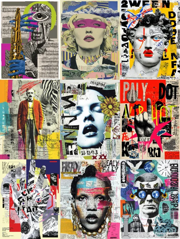 Dadaism Surrealist Collage Art