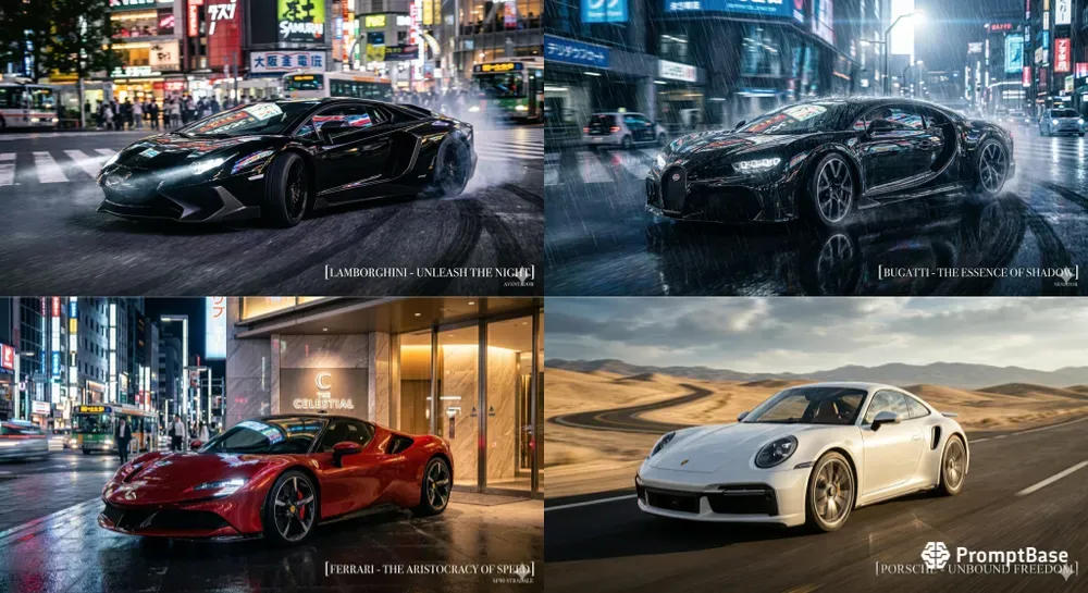 Luxury Cinematic Car Advertisements