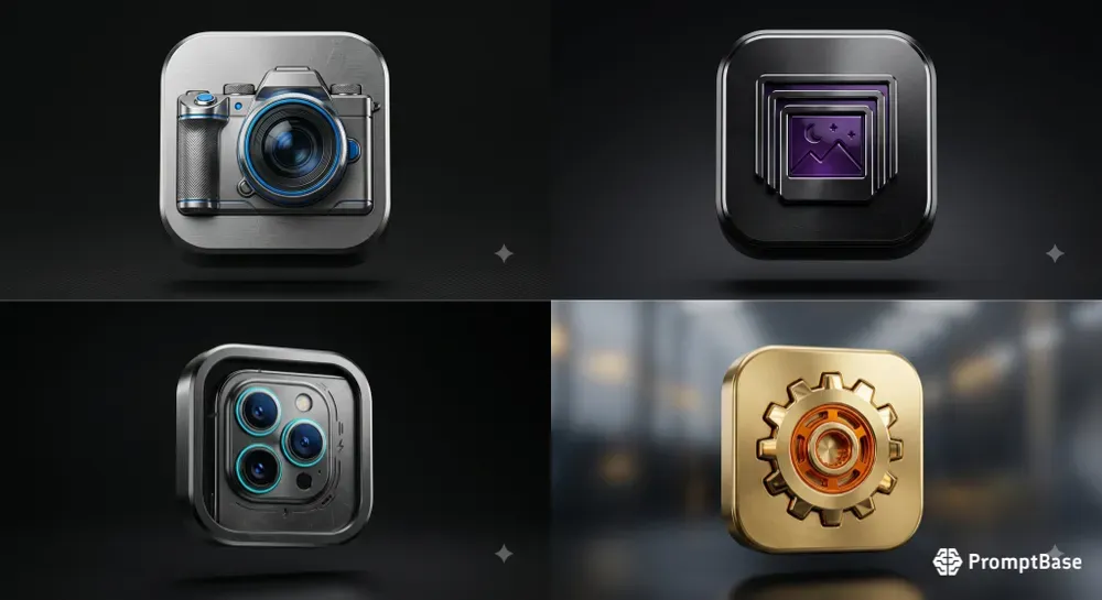 Titanforge Metallic Icons Ai