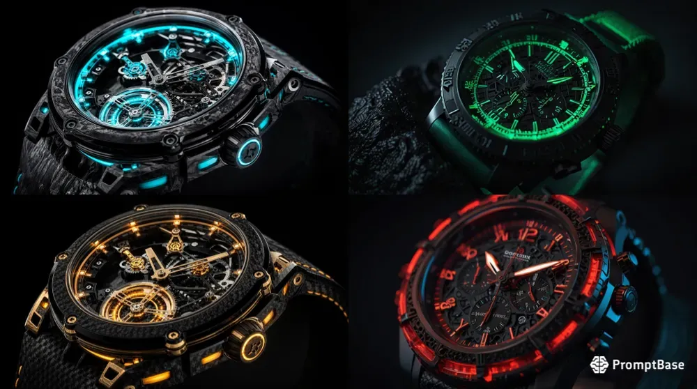 Futuristic Luxury Wristwatch Photos