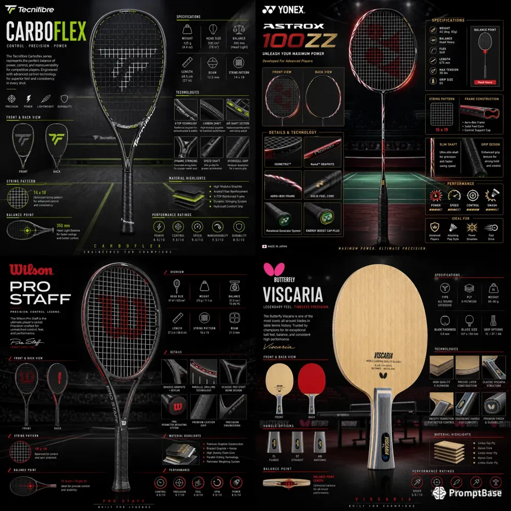 Racket Sports Infographics