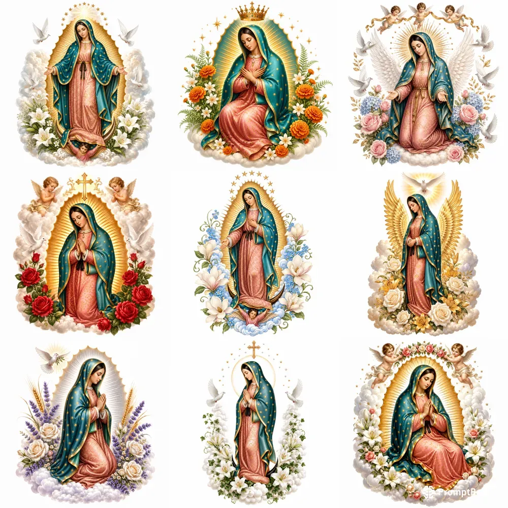 Virgin Of Guadalupe Sacred Cliparts