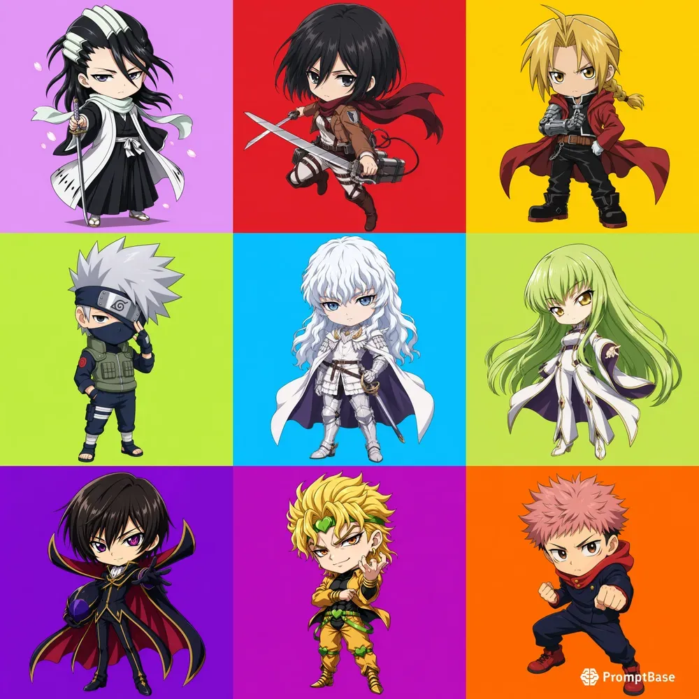 Kawaii Chibi Anime Characters