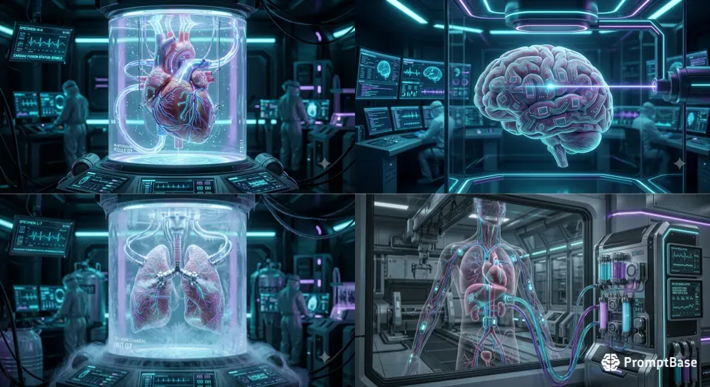 Scifi Biomedical Illustration Generator