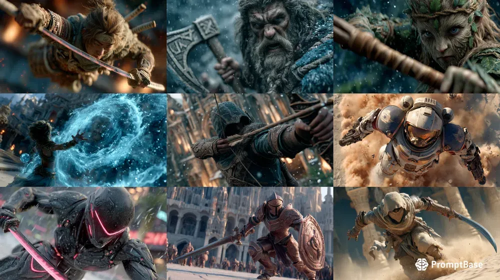 Epic Game Hero Character Generator