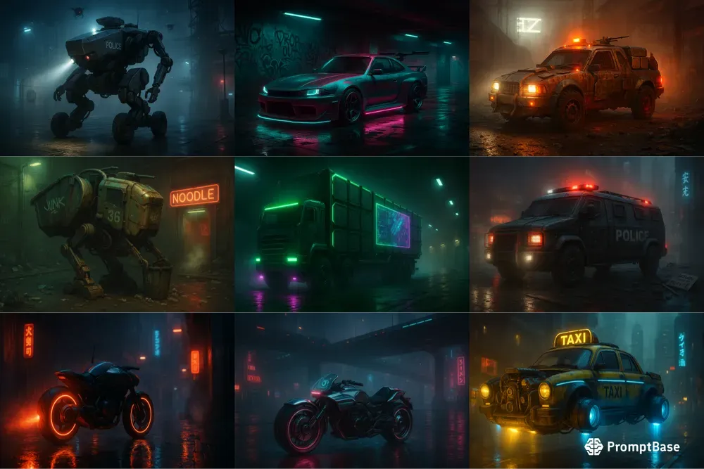 Cyberpunk Vehicles