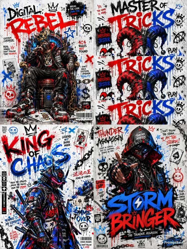 Chaos Legends Graffiti Icons