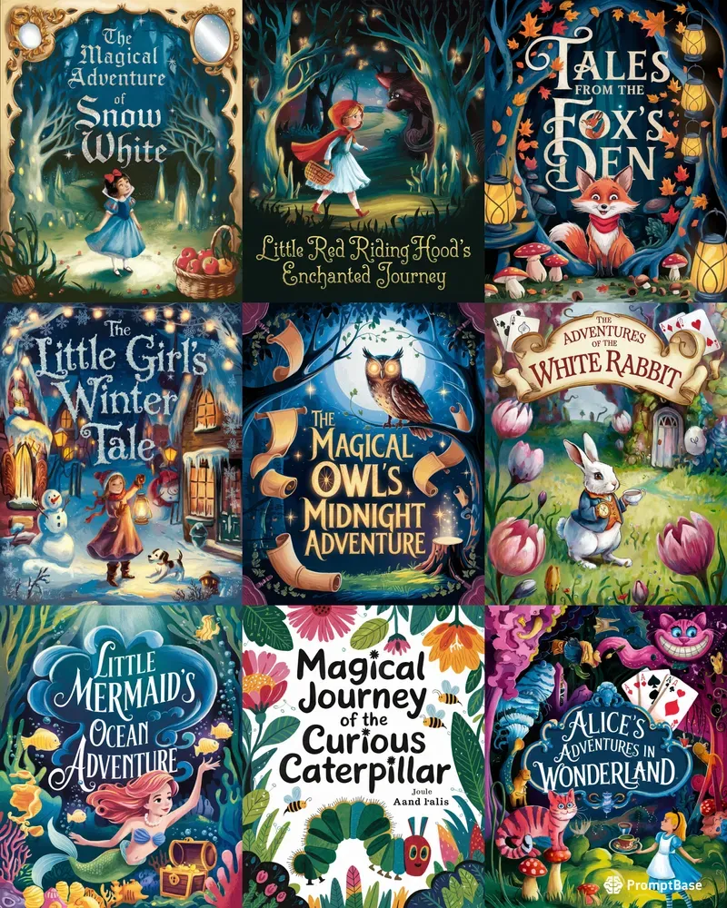 Whimsical Storybook Covers