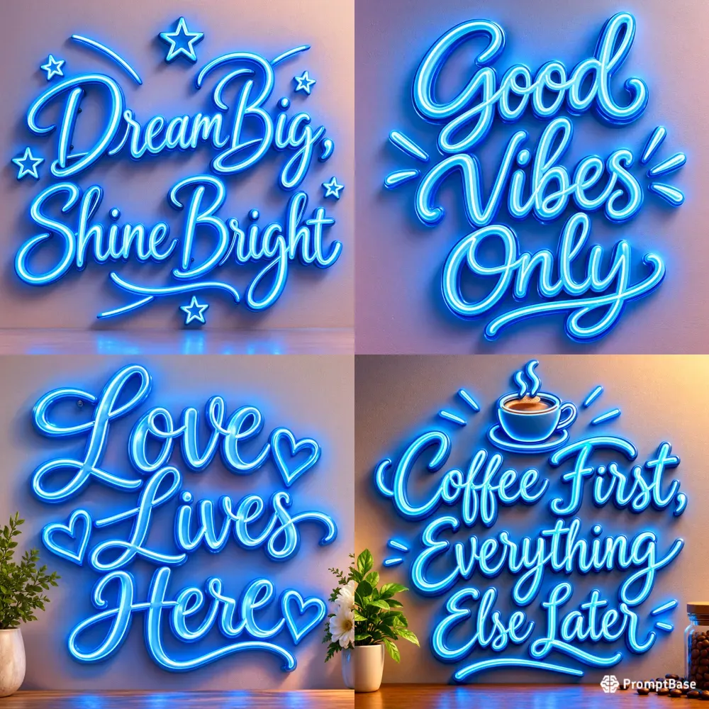 9 O Script Wall Art