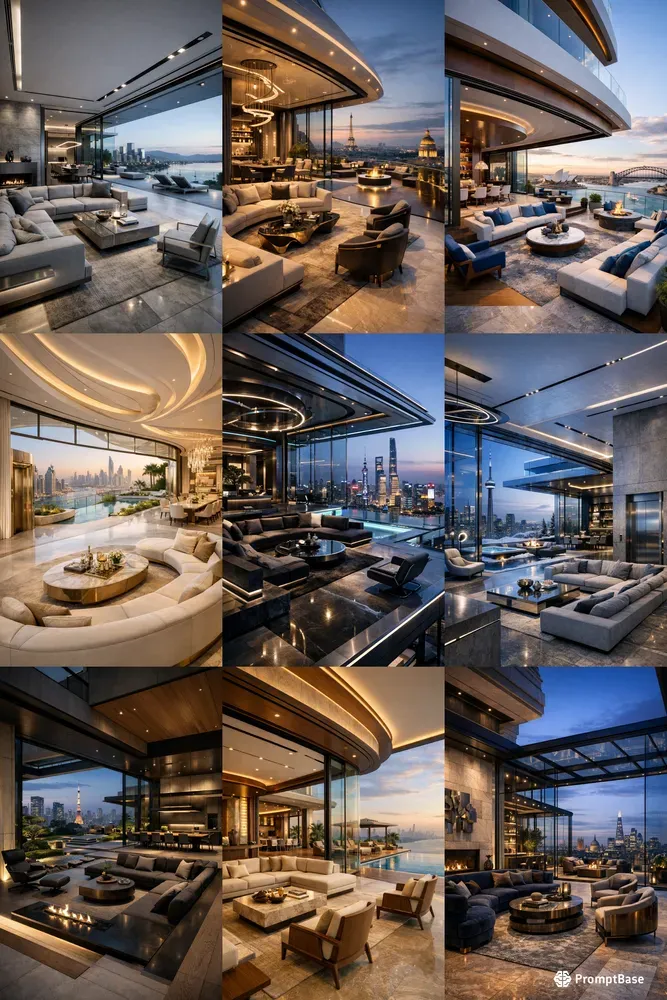 Elite Sky Penthouse Architecture