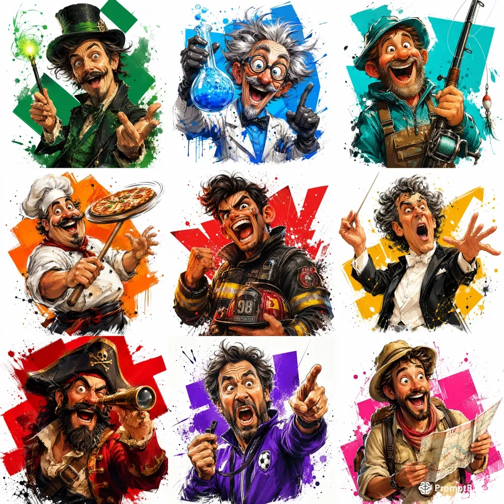 Expressive Cartoon Portraits