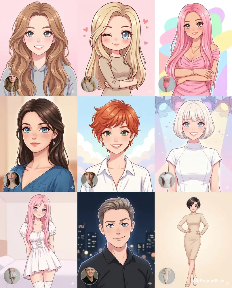 Turn Any Portraits Into Anime Characters