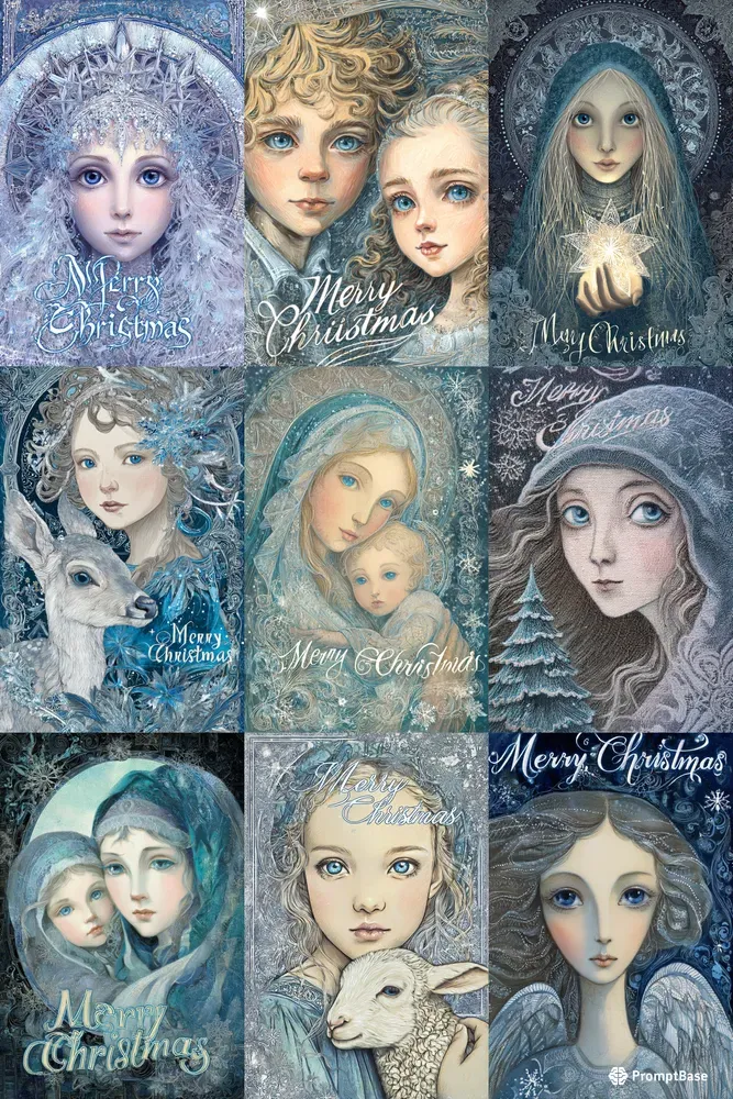 Intricate Christmas Cards