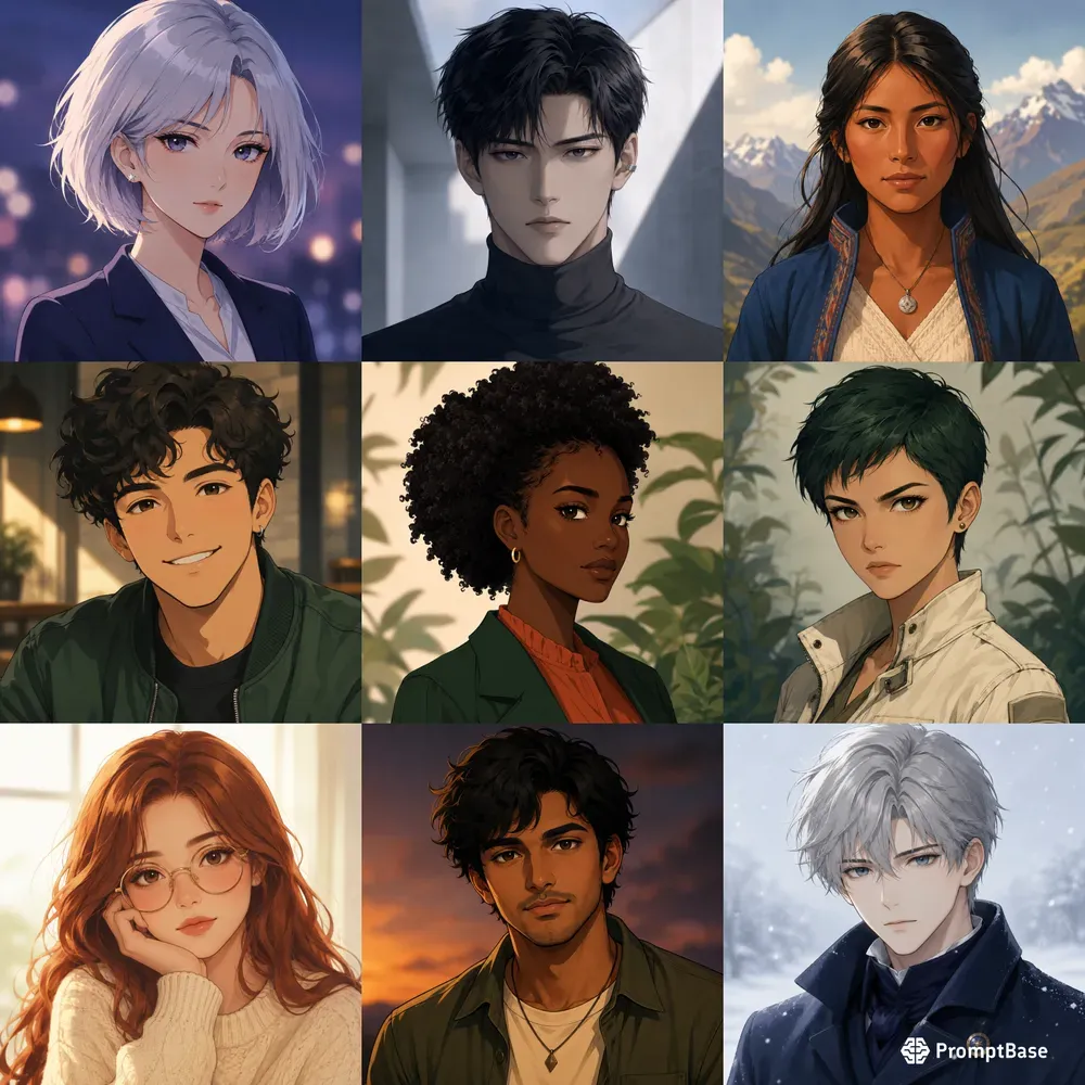 Anime Profile Portraits