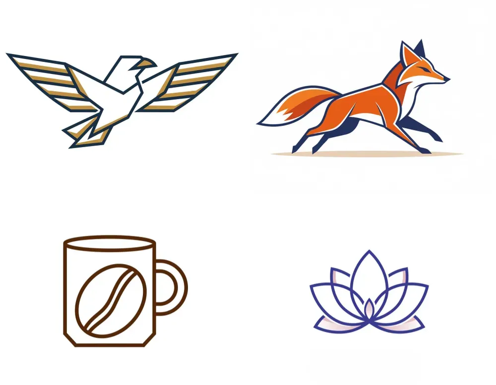 Minimalist Vector Lineart Logos