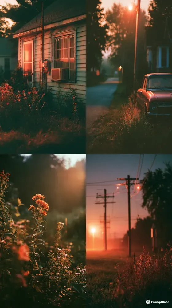 Vintage Cinematic Late Summer Americanas