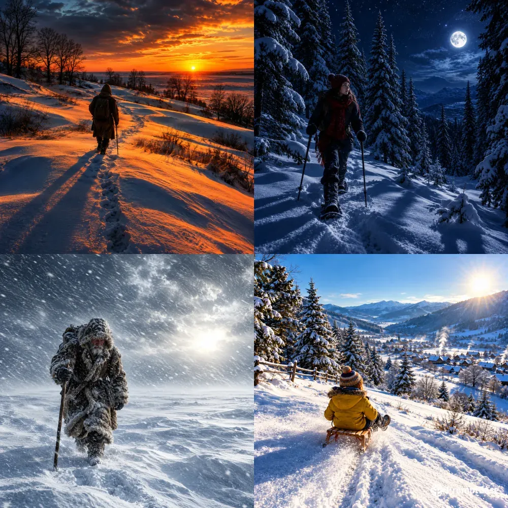 Winters' Lone Paths