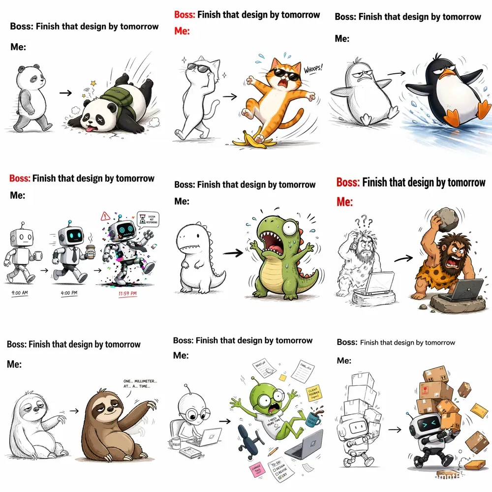 Funny Work Meme Cartoons