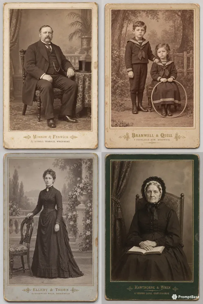 Victorian Cabinet Card Portraits