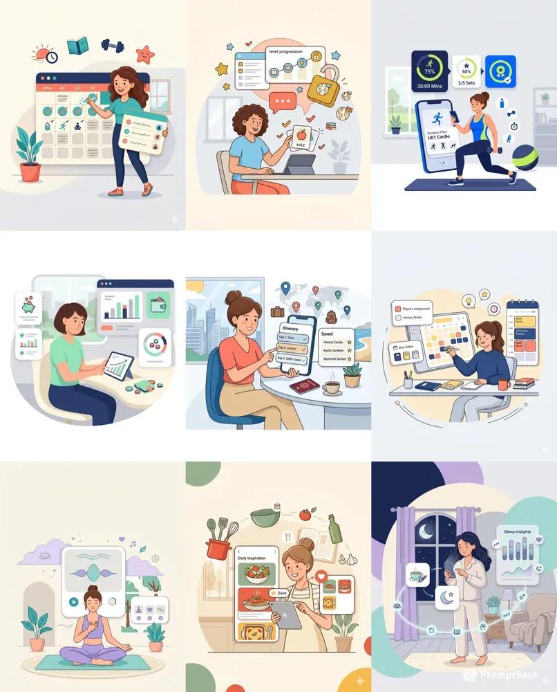App Onboarding Illustrations