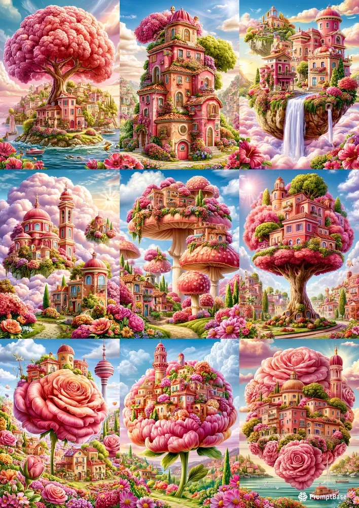 Whimsical Fantasy Landscapes