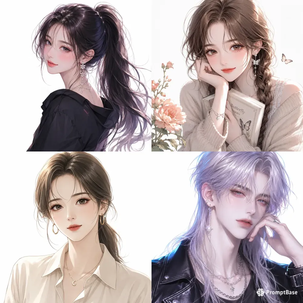 Cute Manhwa Girls