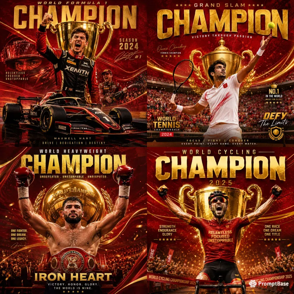 Cinematic Championship Posters