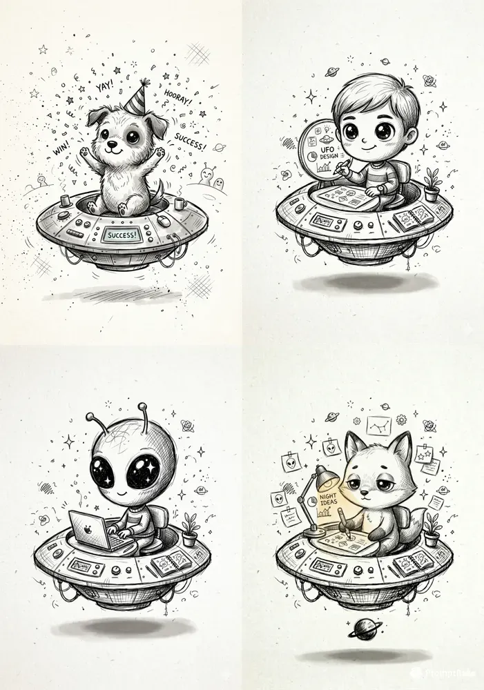 Minimal Corporate Solo Characters