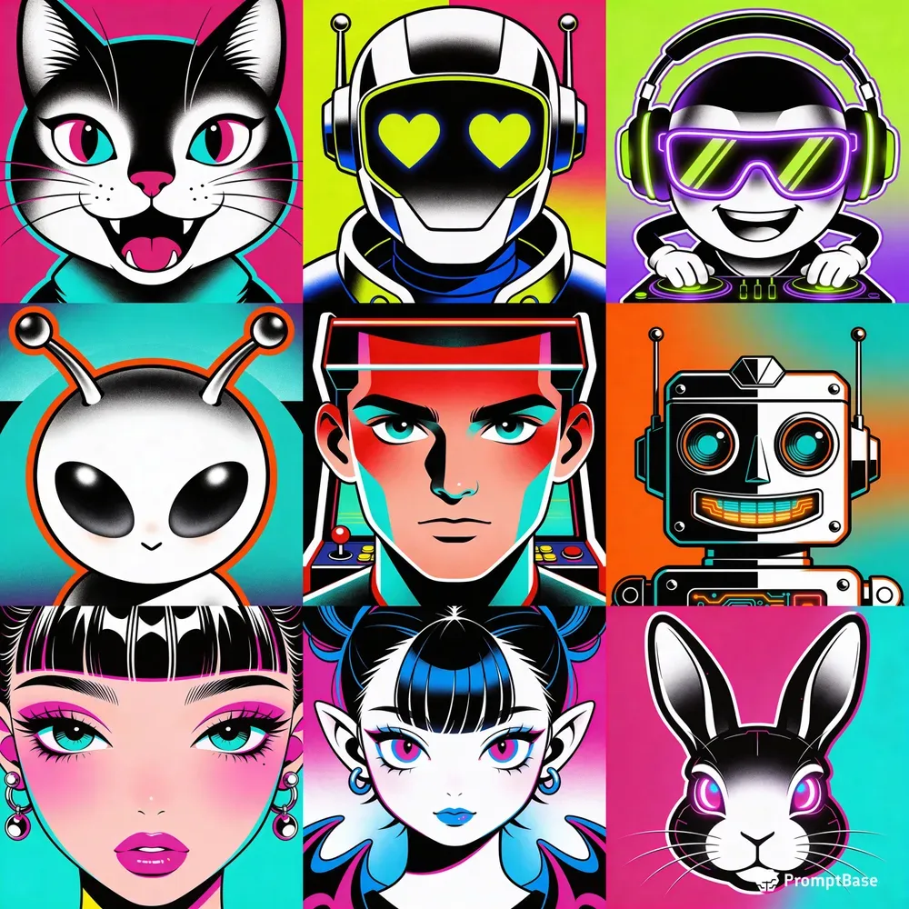 Bold Popart Avatars
