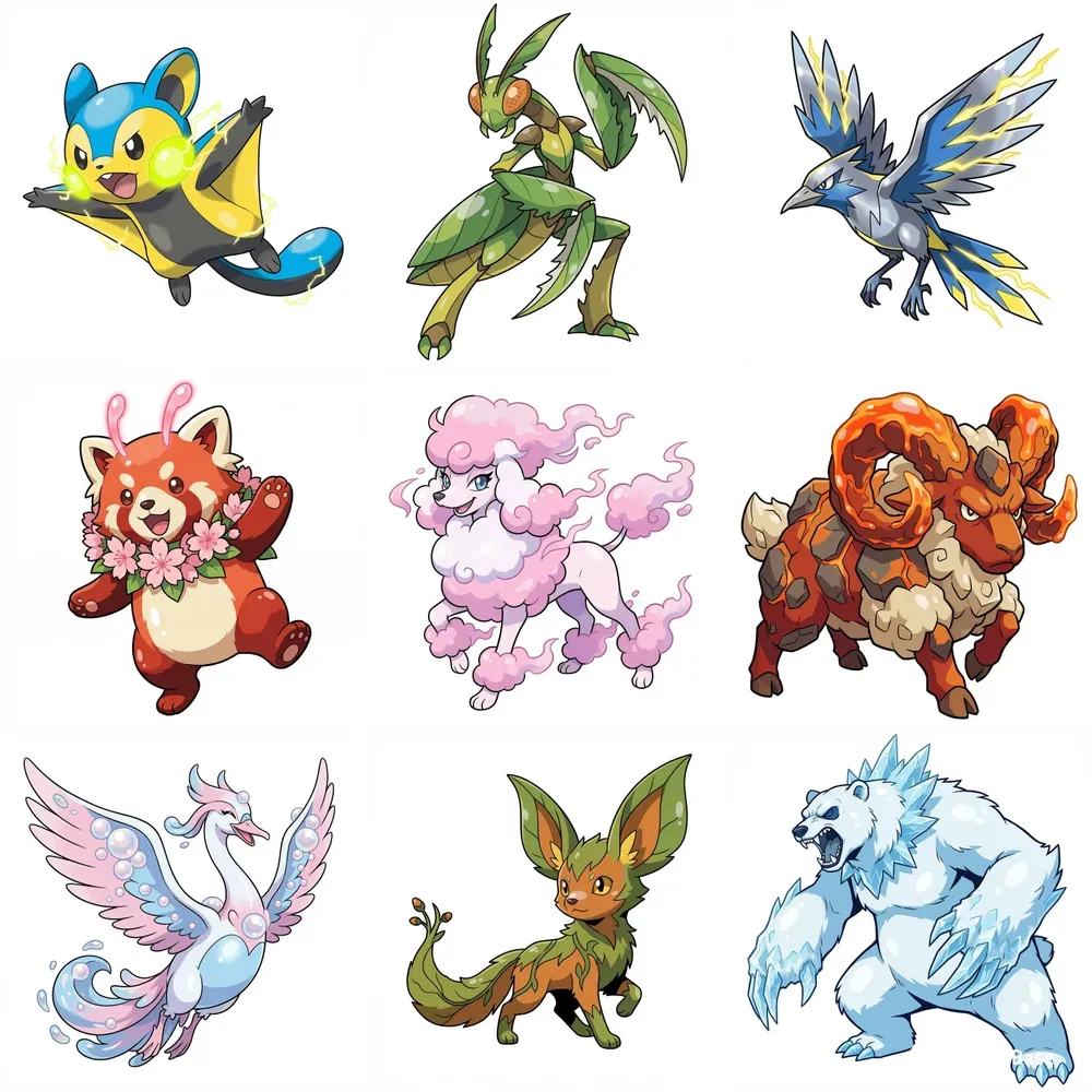 Fakemon Concept Designs